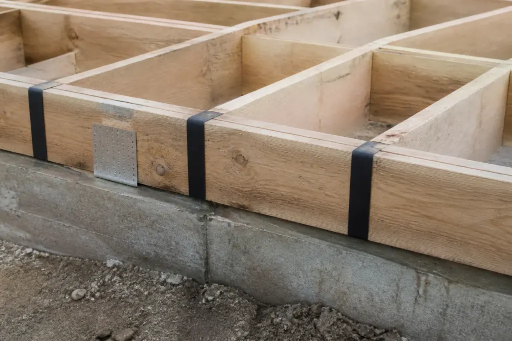 Bandes elastiques isolant montants du plancher